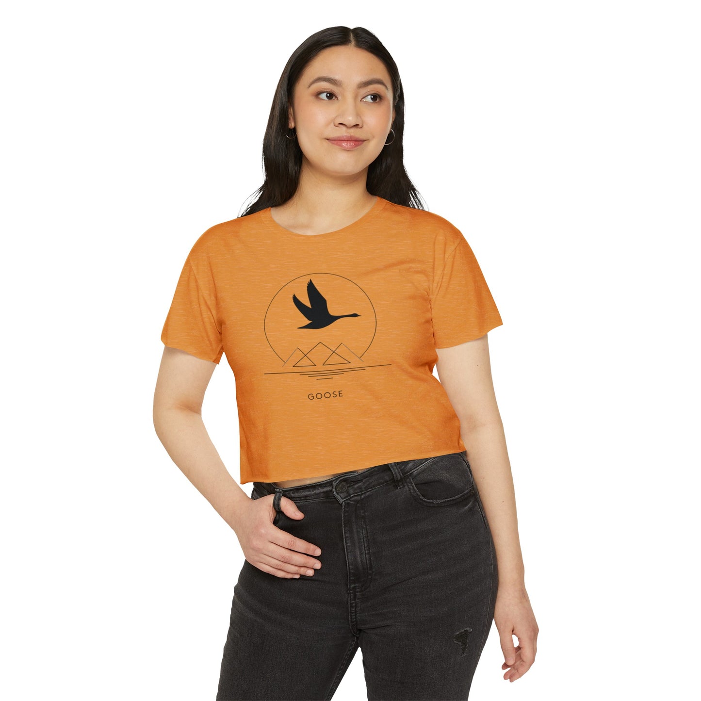 Minimalist Goose - Women's Festival Crop Top