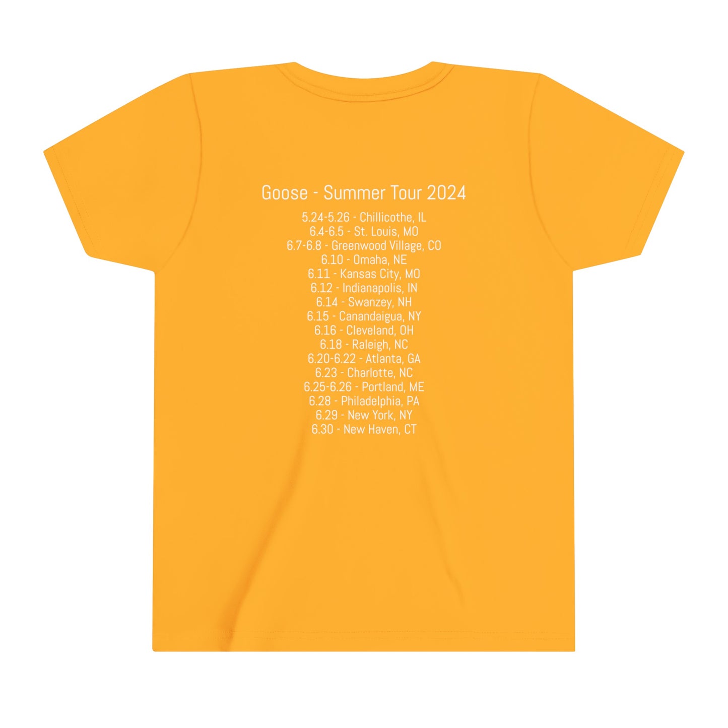 Goose - Summer Tour - 2024 - Youth Short Sleeve Tee