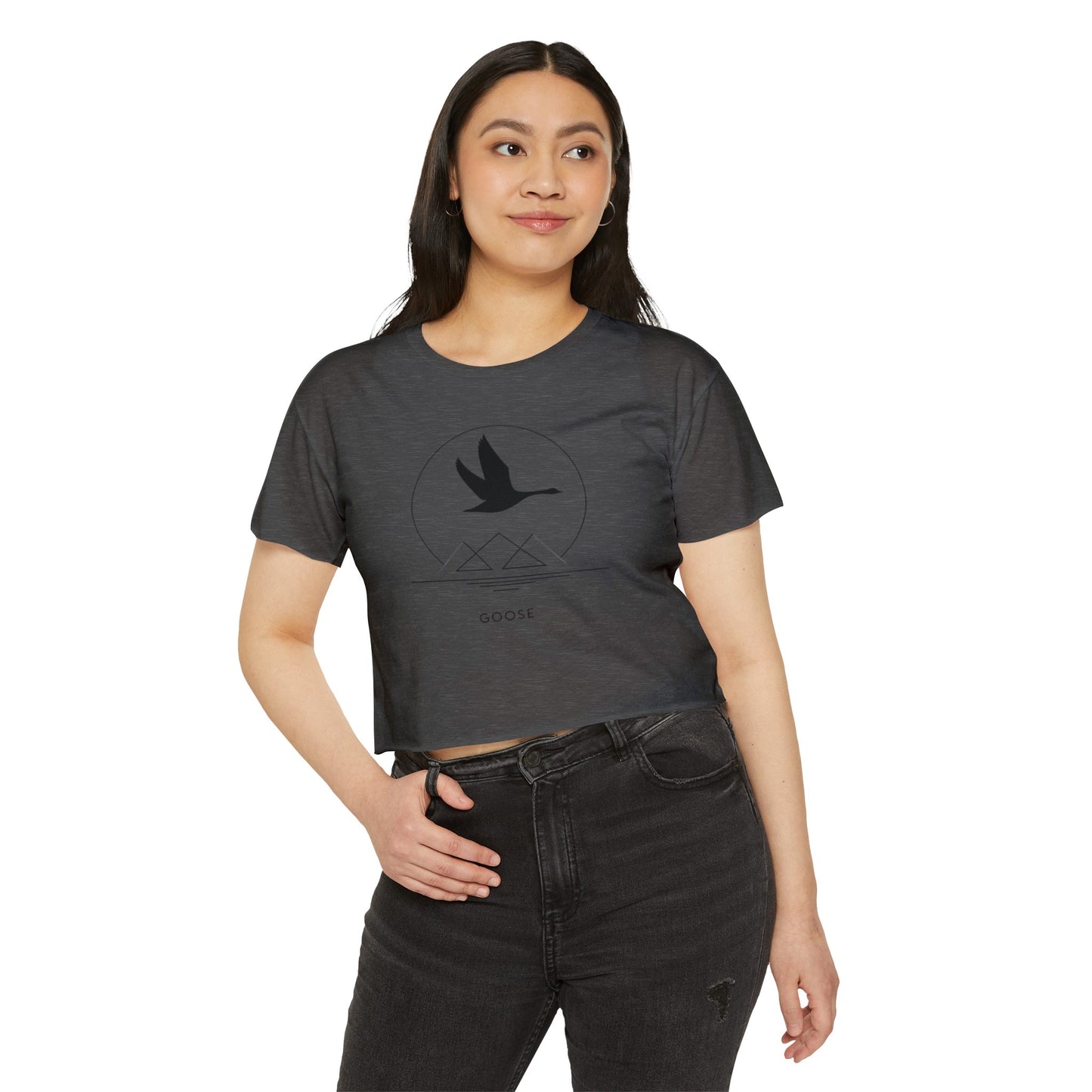 Minimalist Goose - Women's Festival Crop Top