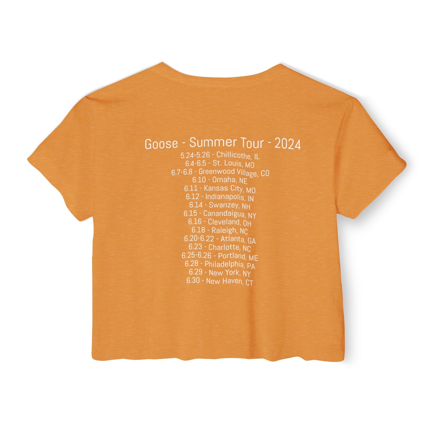 Goose - Summer Tour - 2024 - Festival Crop Top