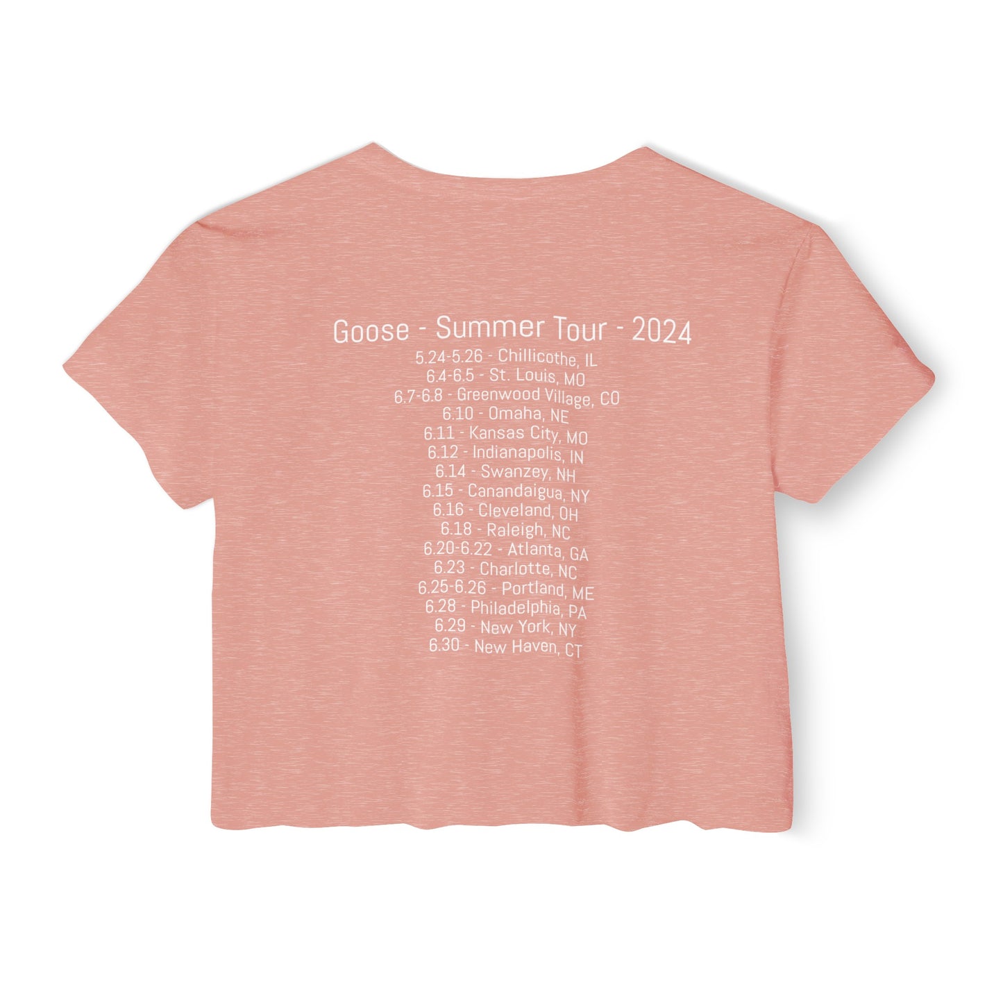 Goose - Summer Tour - 2024 - Festival Crop Top