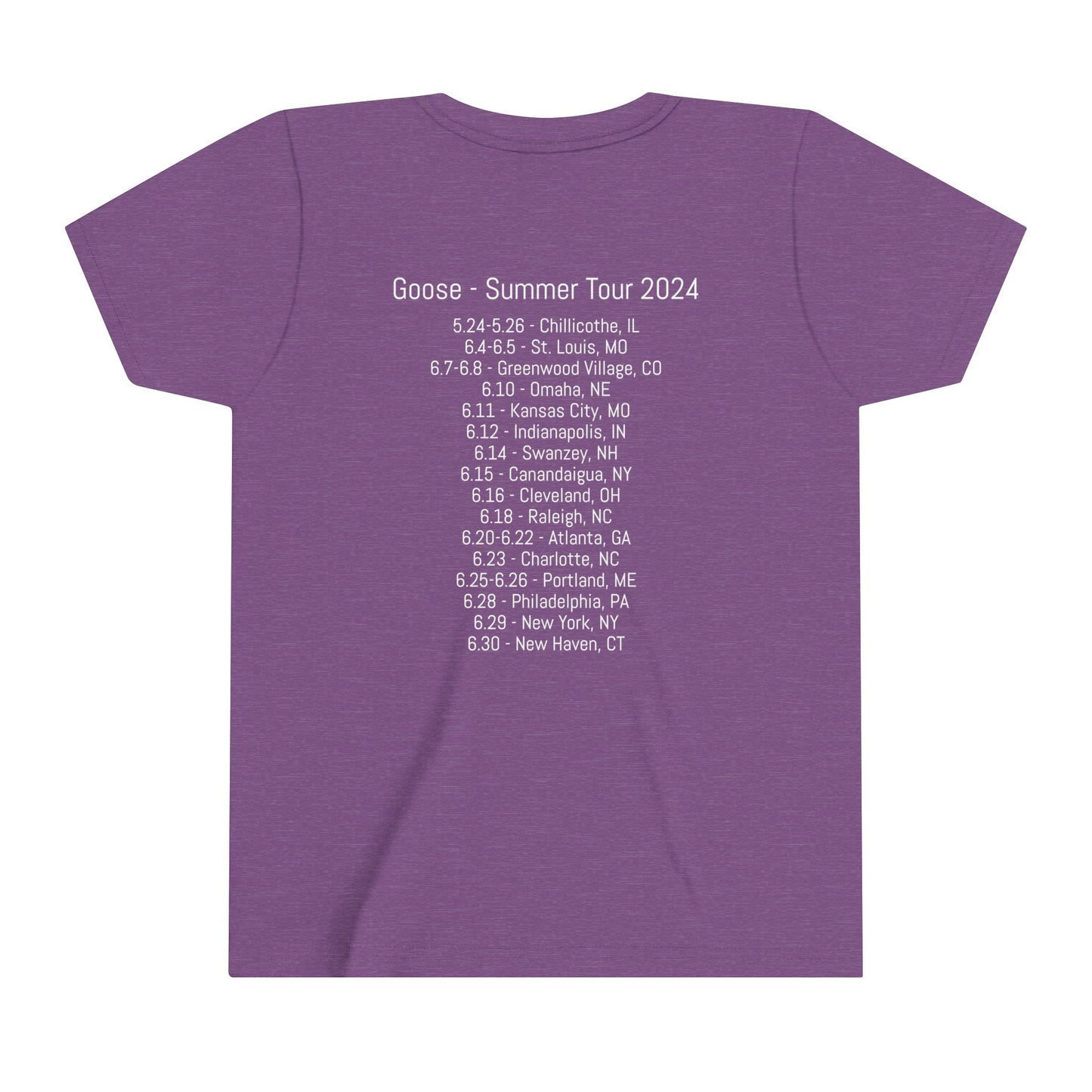 Goose - Summer Tour - 2024 - Youth Short Sleeve Tee