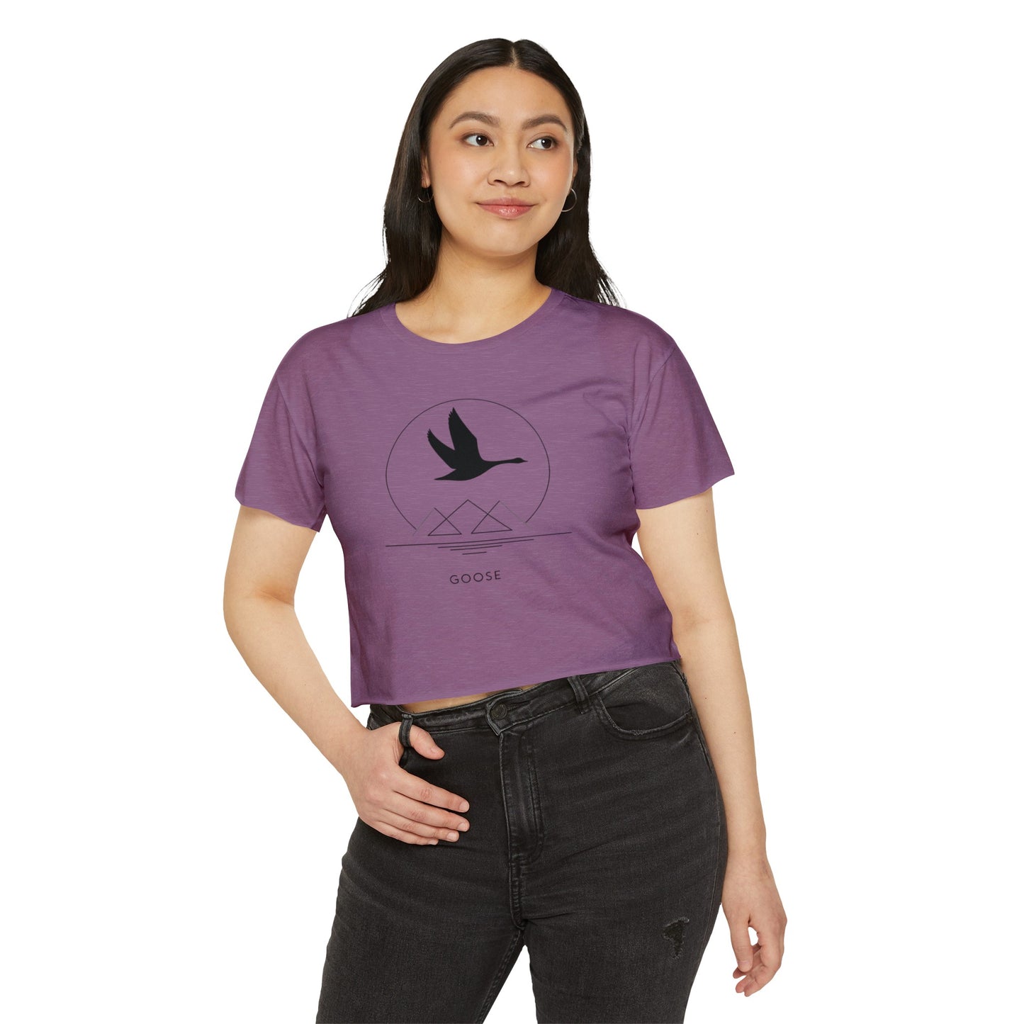 Minimalist Goose - Women's Festival Crop Top