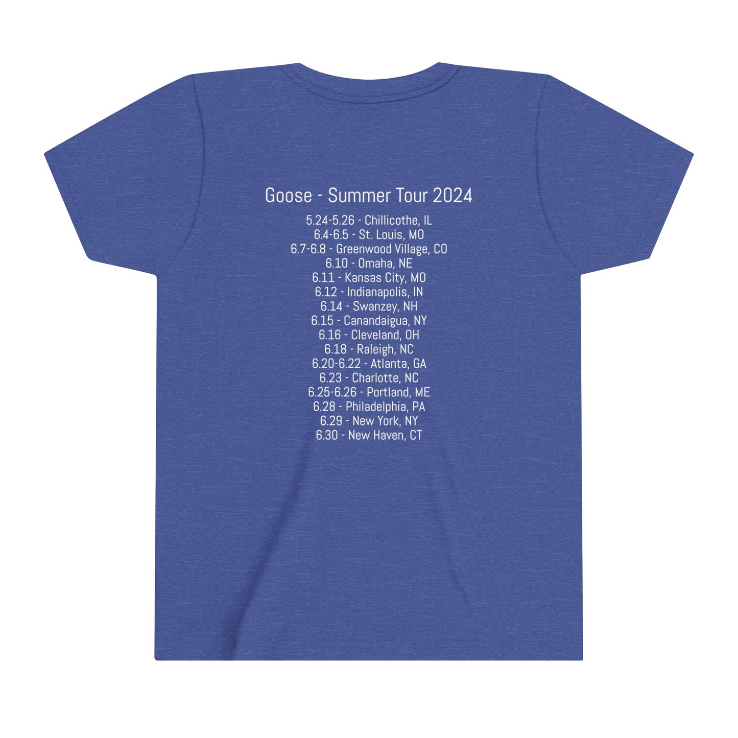 Goose - Summer Tour - 2024 - Youth Short Sleeve Tee