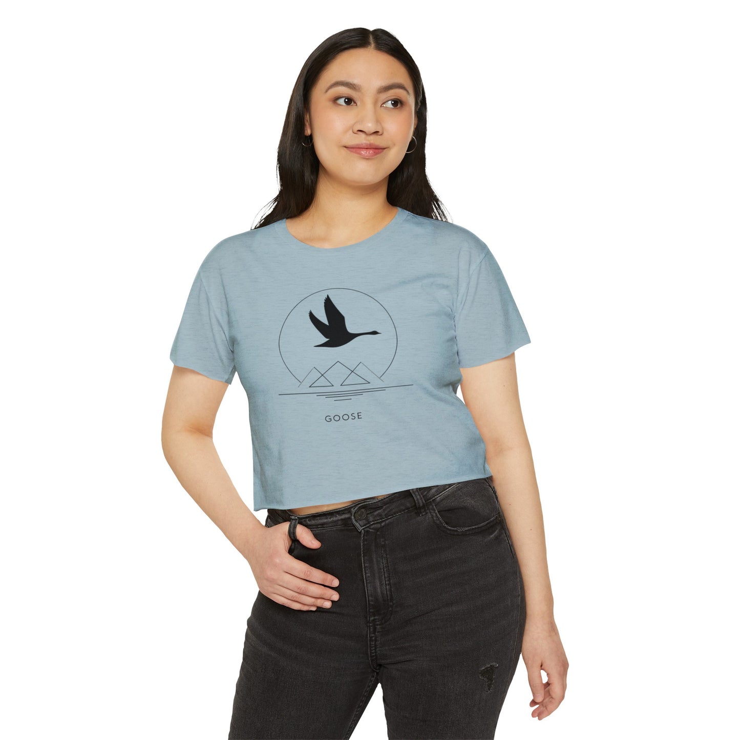 Minimalist Goose - Women's Festival Crop Top