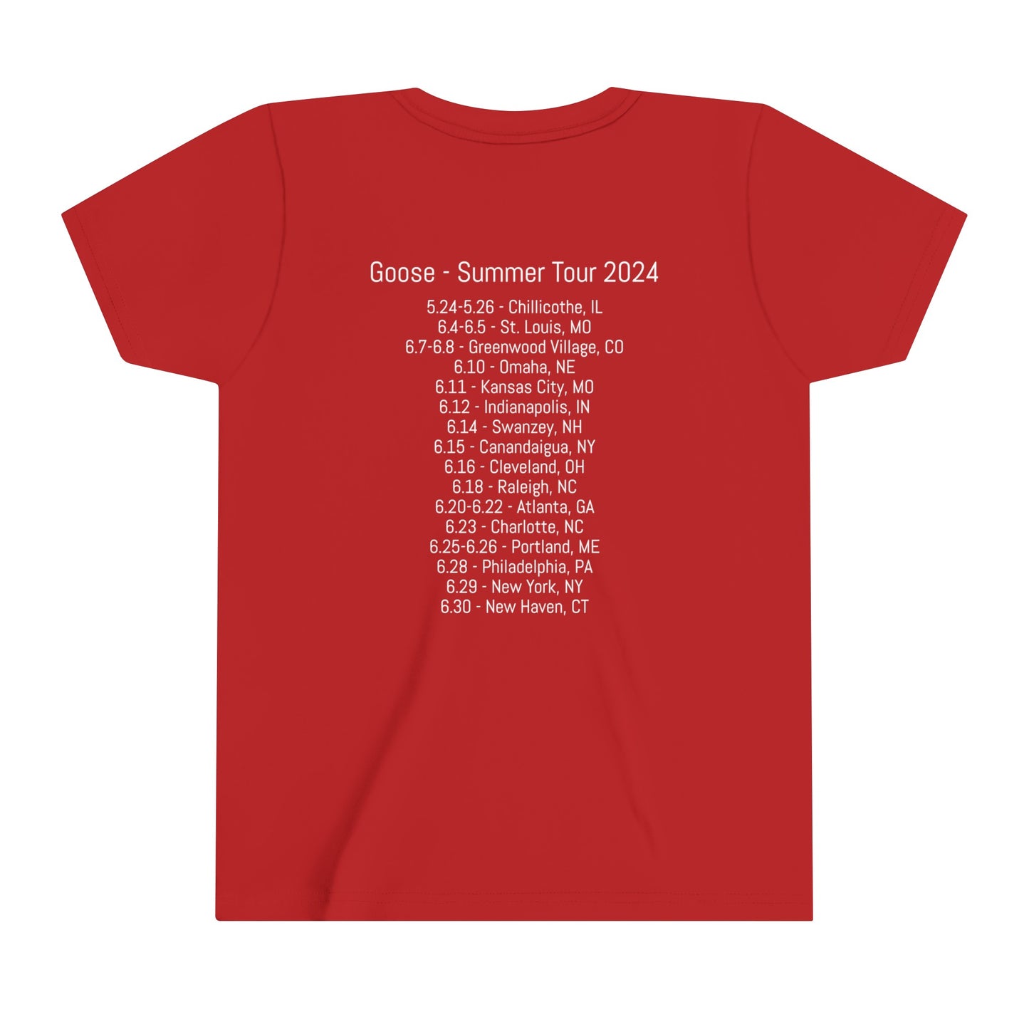 Goose - Summer Tour - 2024 - Youth Short Sleeve Tee