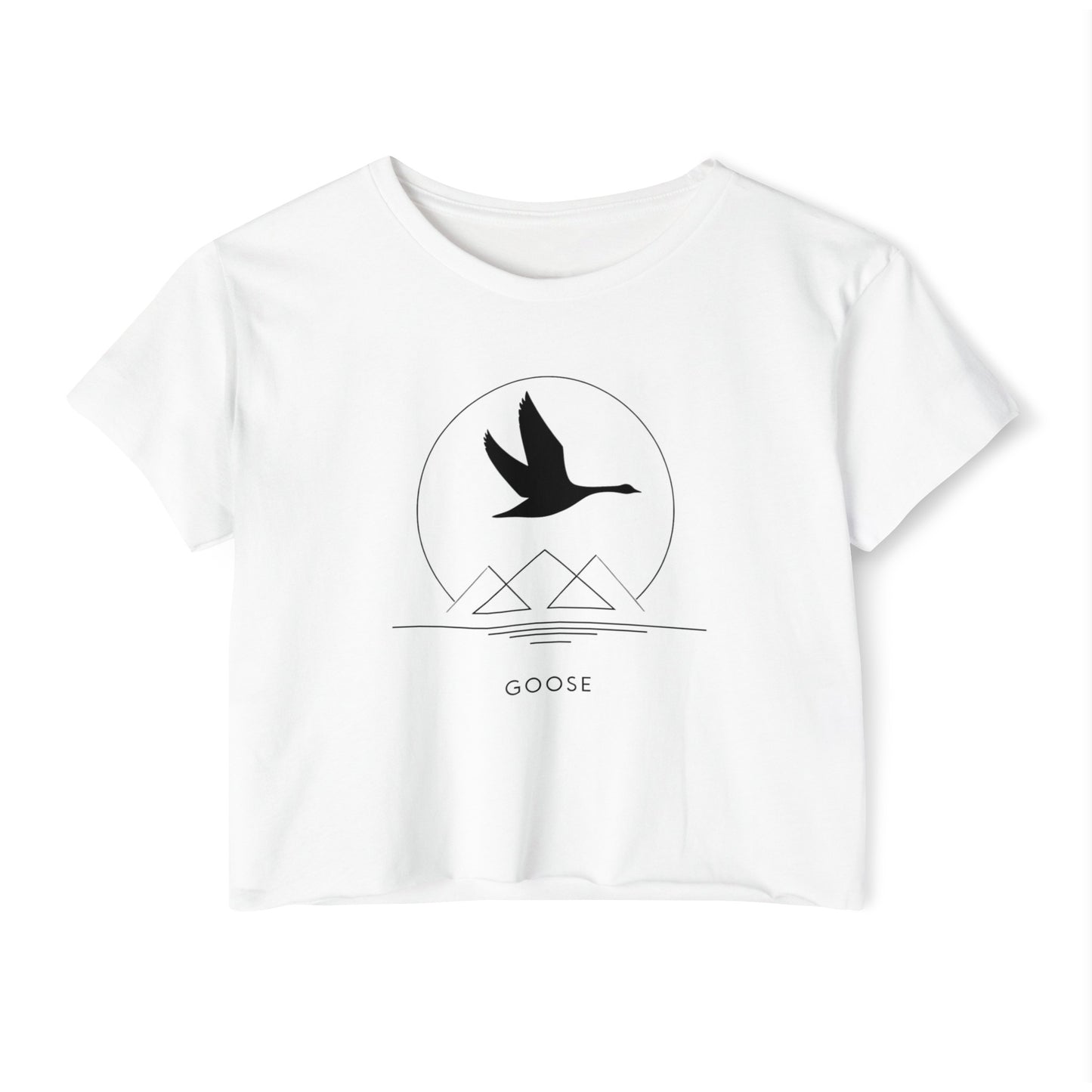 Minimalist Goose - Women's Festival Crop Top