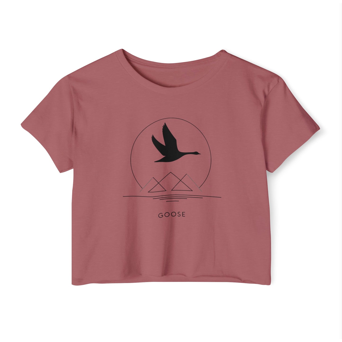 Minimalist Goose - Women's Festival Crop Top