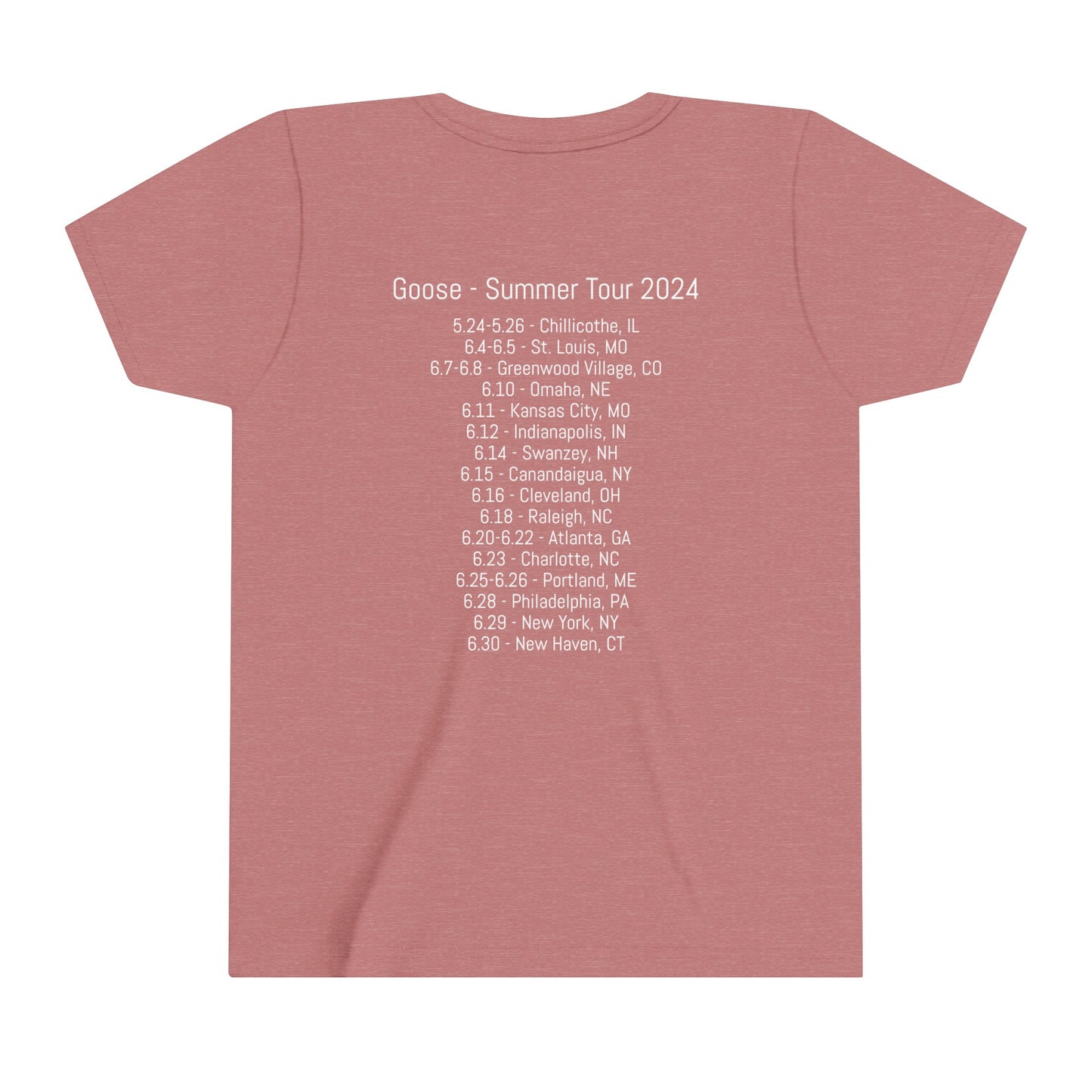 Goose - Summer Tour - 2024 - Youth Short Sleeve Tee