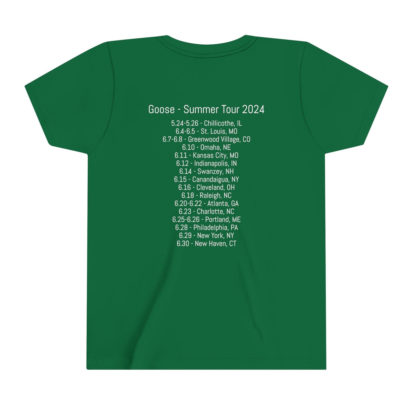 Goose - Summer Tour - 2024 - Youth Short Sleeve Tee