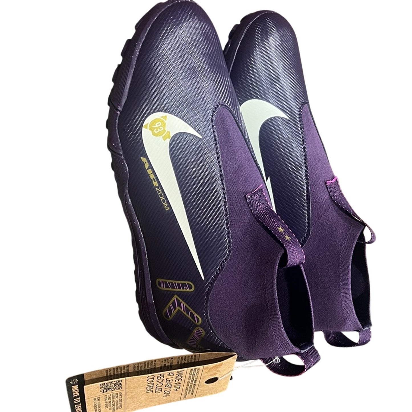Nike Kids Mercurial Superfly 10 Academy KM turf cleats. Size 4 NwT