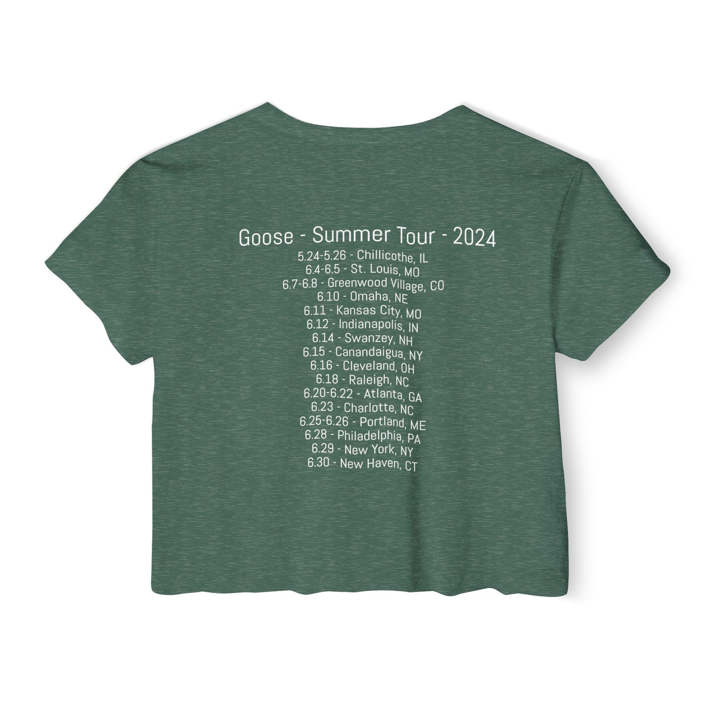 Goose - Summer Tour - 2024 - Festival Crop Top