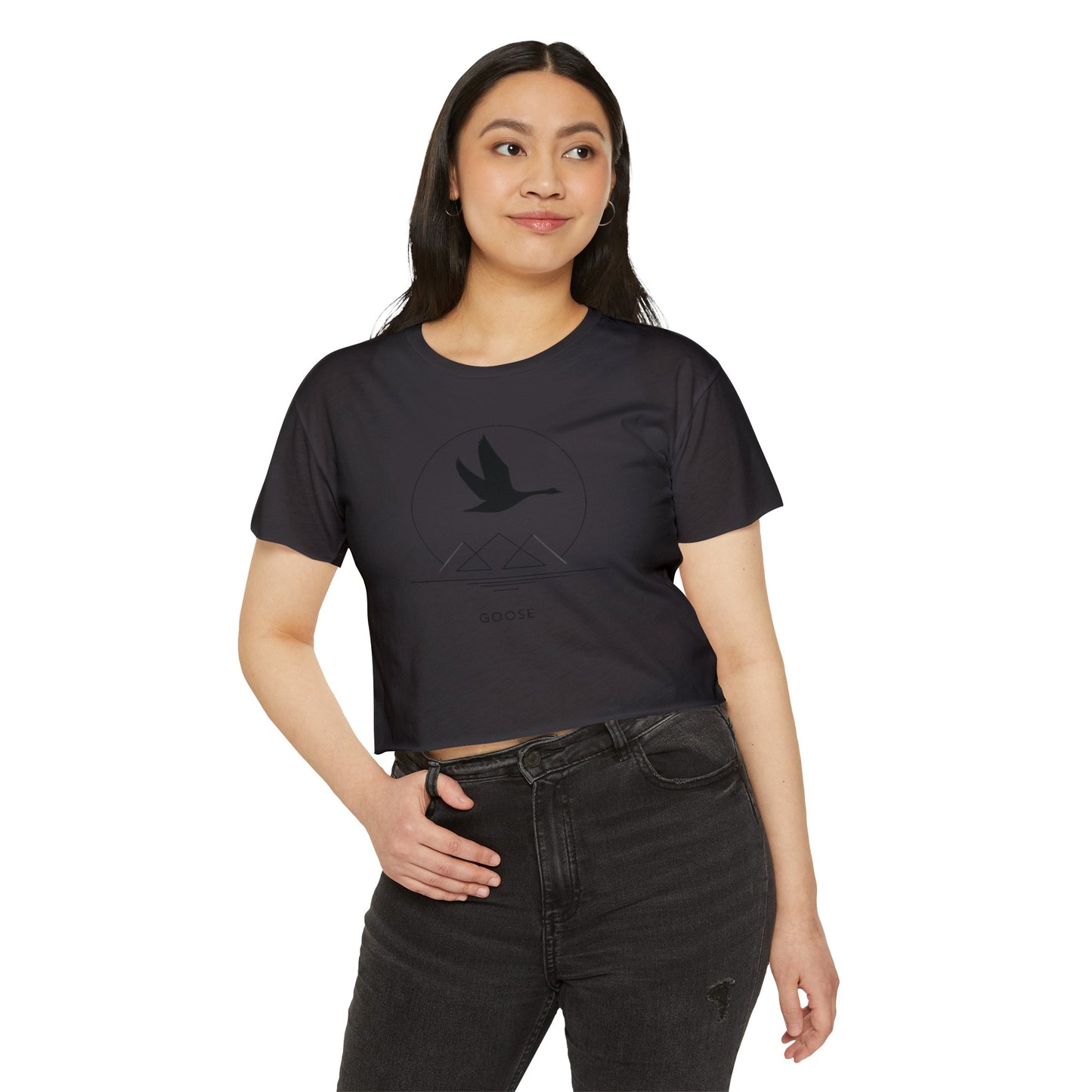 Minimalist Goose - Women's Festival Crop Top