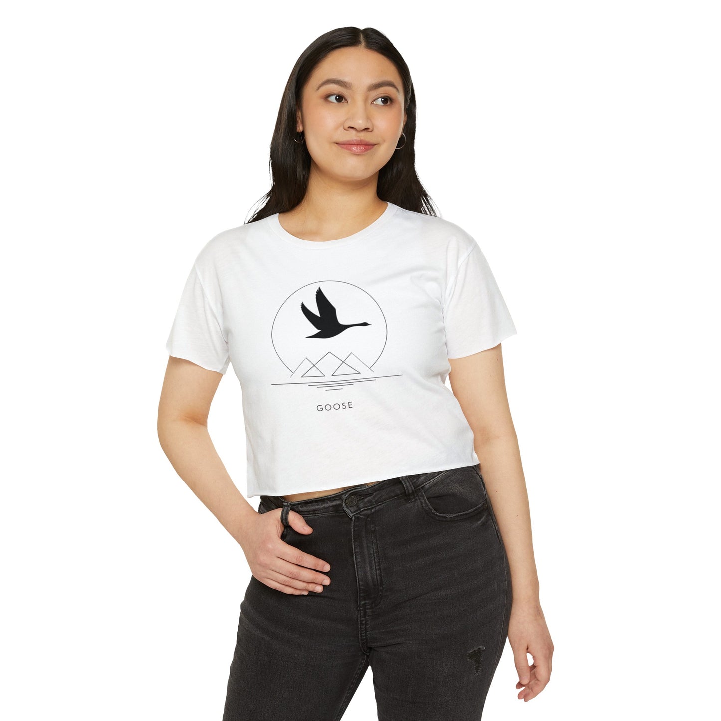 Minimalist Goose - Women's Festival Crop Top